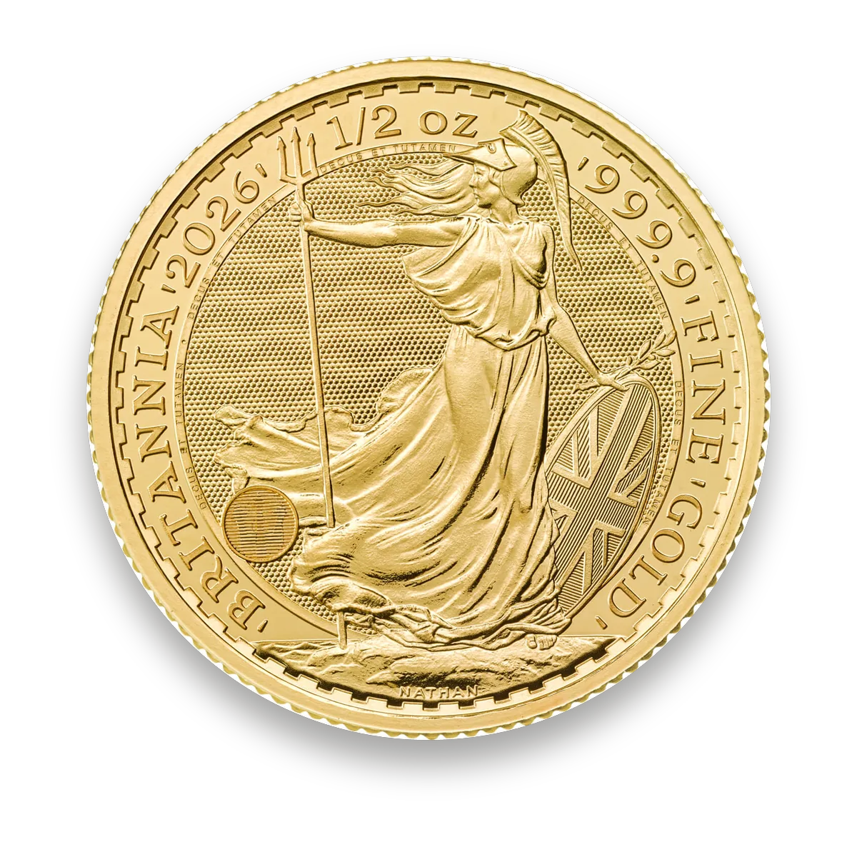 Gold Britannia 1/2 oz · Front