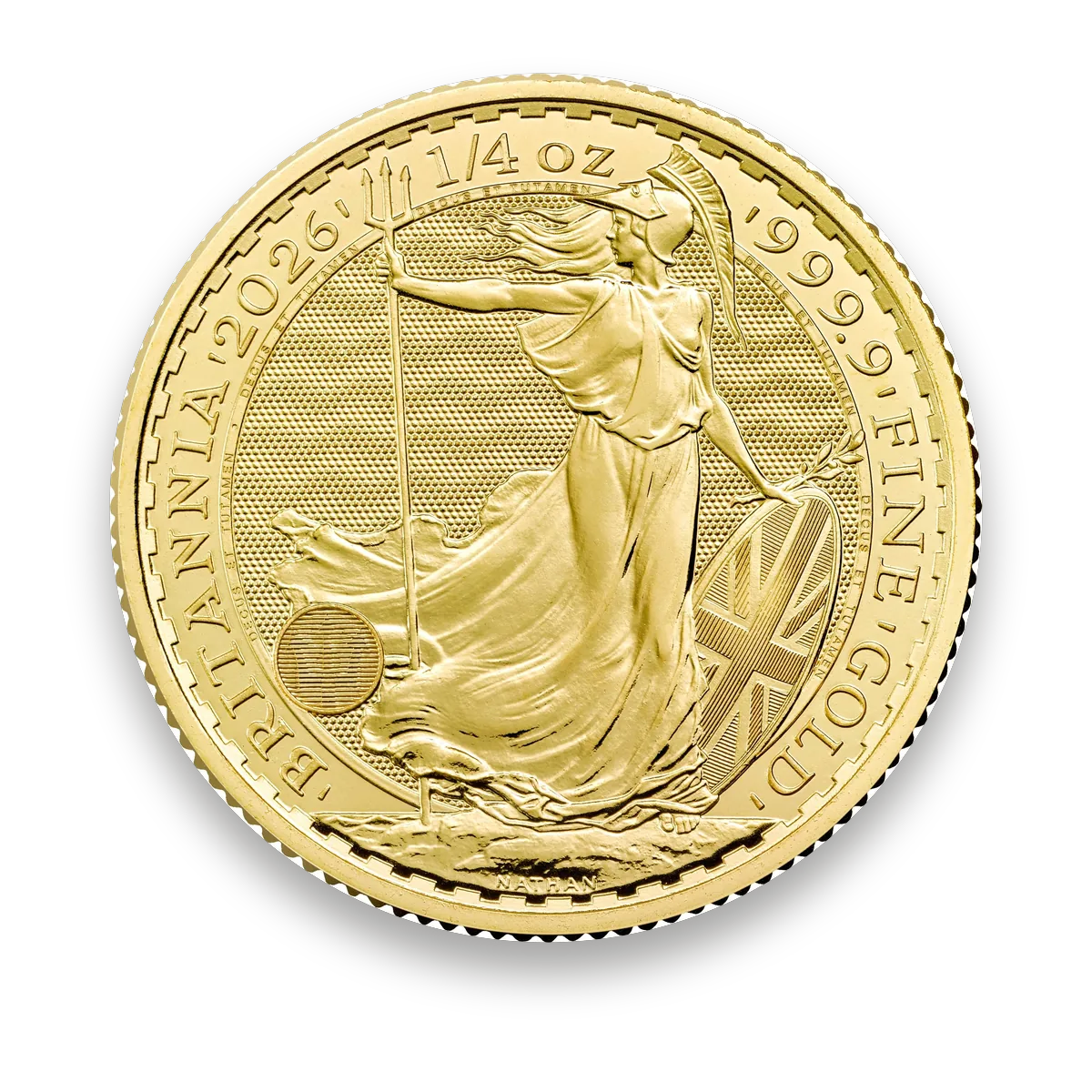 Gold Britannia 1/4 oz · Front
