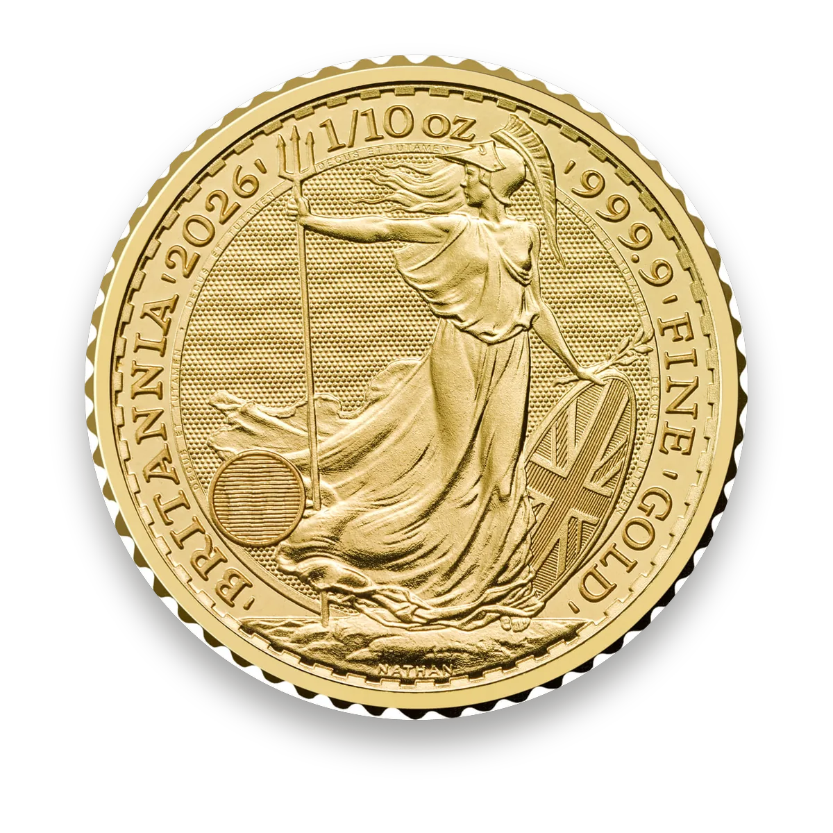 Gold Britannia 1/10 oz · Front