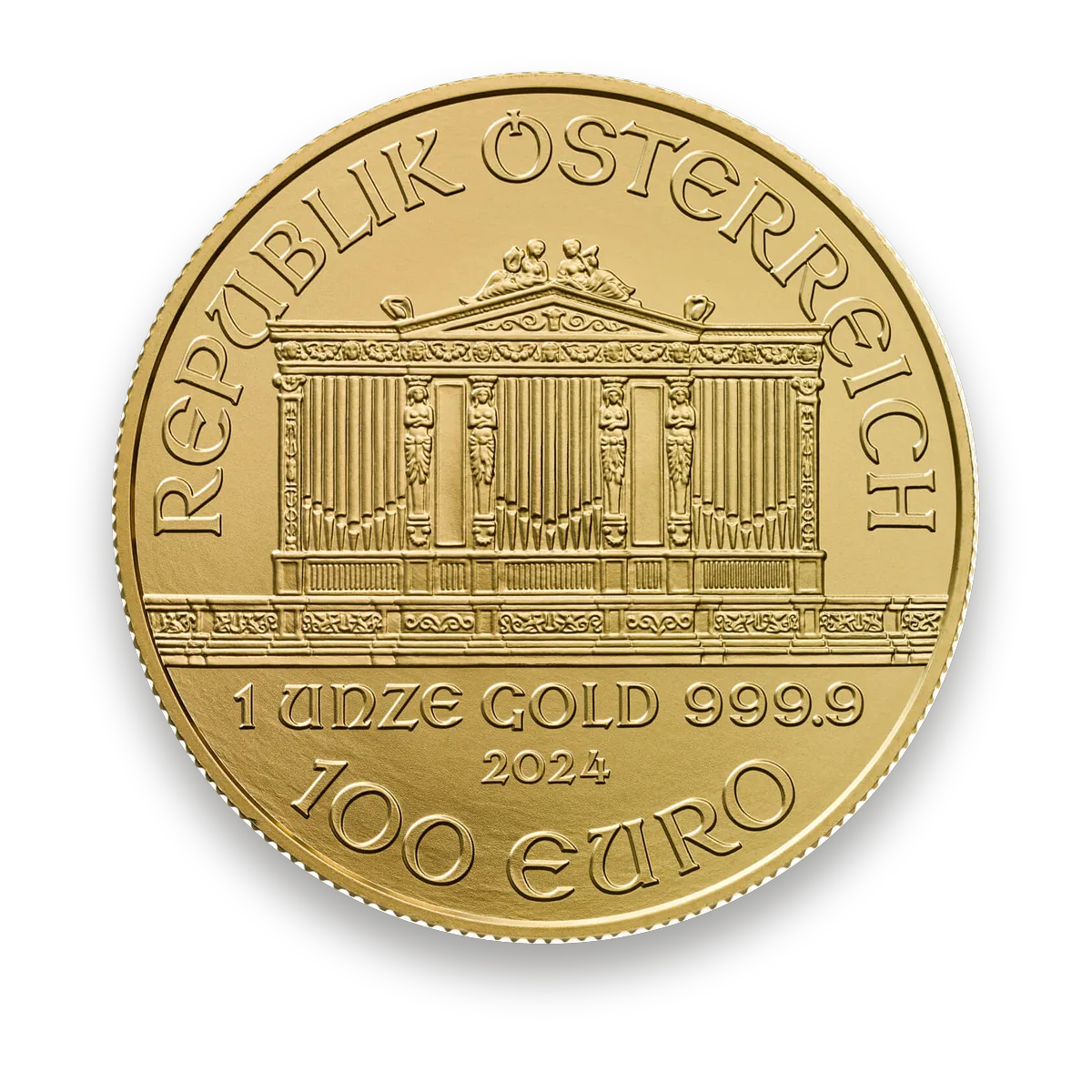 Gold Vienna Philharmonic 1 oz · Back