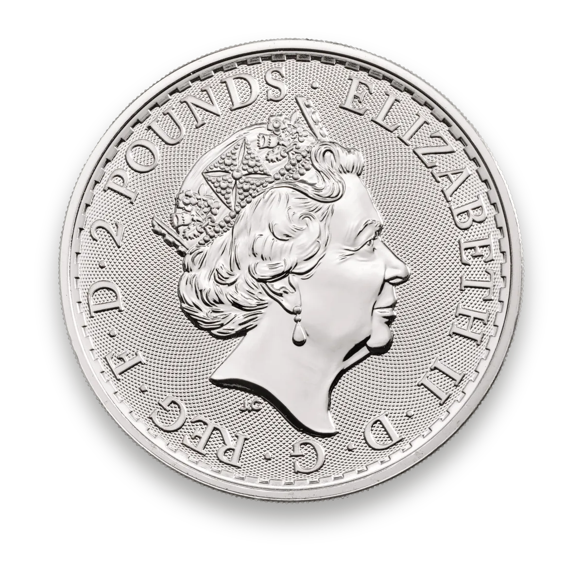 Silver Britannia 1 oz · Back